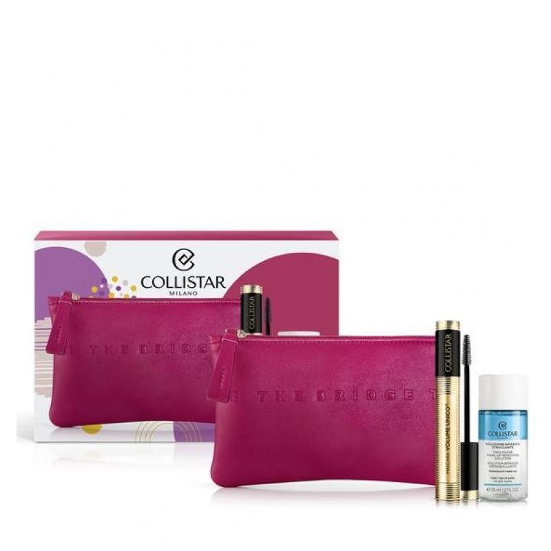 collistar cofanetto mascara volume unico con pochette the bridge